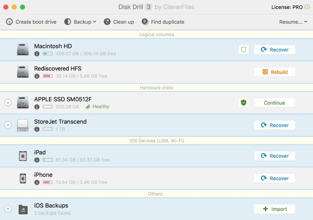 cleverfiles disk drill